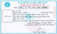 THÔNG BÁO CHO BỆNH NHÂN KHÁM, CHỮA BỆNH BẢO HIỂM Y TẾ